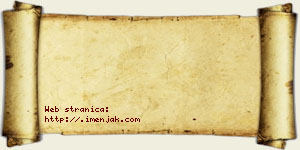 Mina Stojmenović vizit kartica